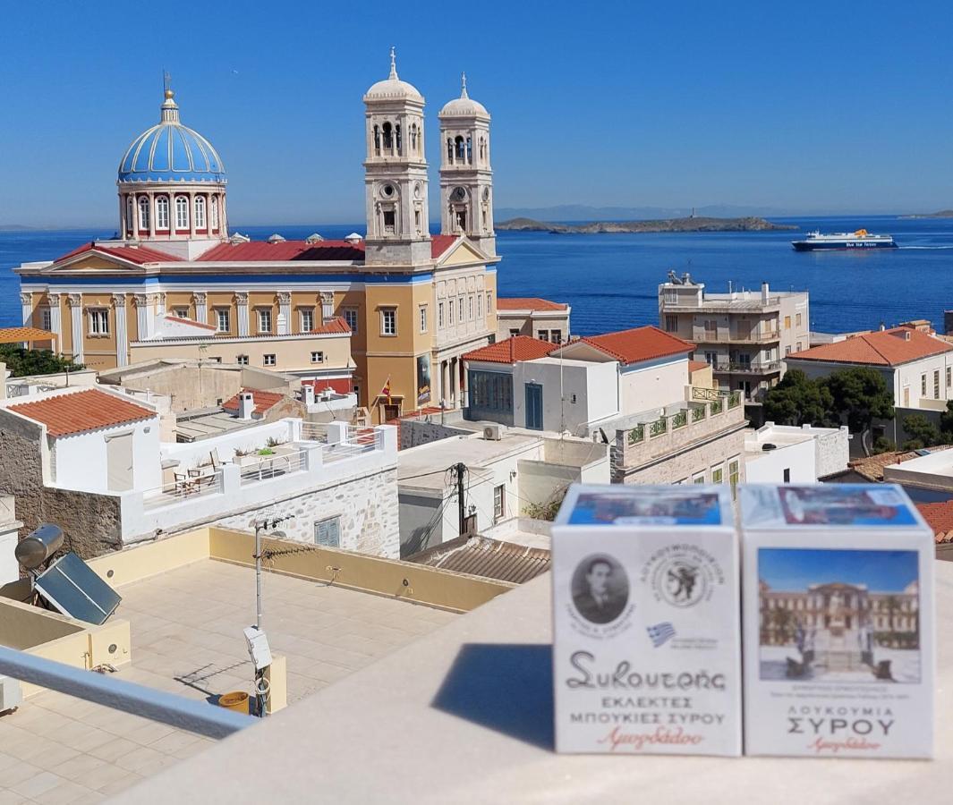 Hermes Penthouse Ermoupoli Buitenkant foto